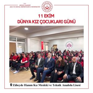 11 Ekim Dünya Kız Çocukları Günü Kapsamında Farkındalık Etkinliği Düzenlendi. - fotoğraf 5