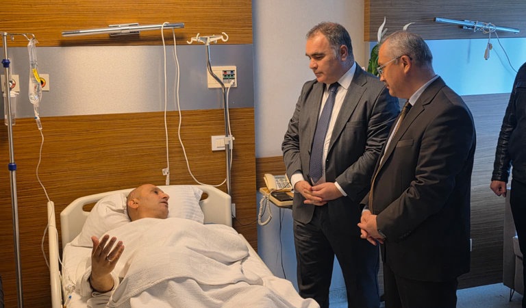 Türkiye Harp Malulü Gaziler Şehit Dul ve Yetimleri Derneği Afyonkarahisar Şube Başkanı Malul Gazi İsmail Kumartaşlı'yı Ziyaret