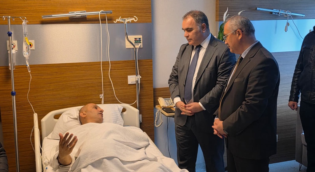Türkiye Harp Malulü Gaziler Şehit Dul ve Yetimleri Derneği Afyonkarahisar Şube Başkanı Malul Gazi İsmail Kumartaşlı'yı Ziyaret