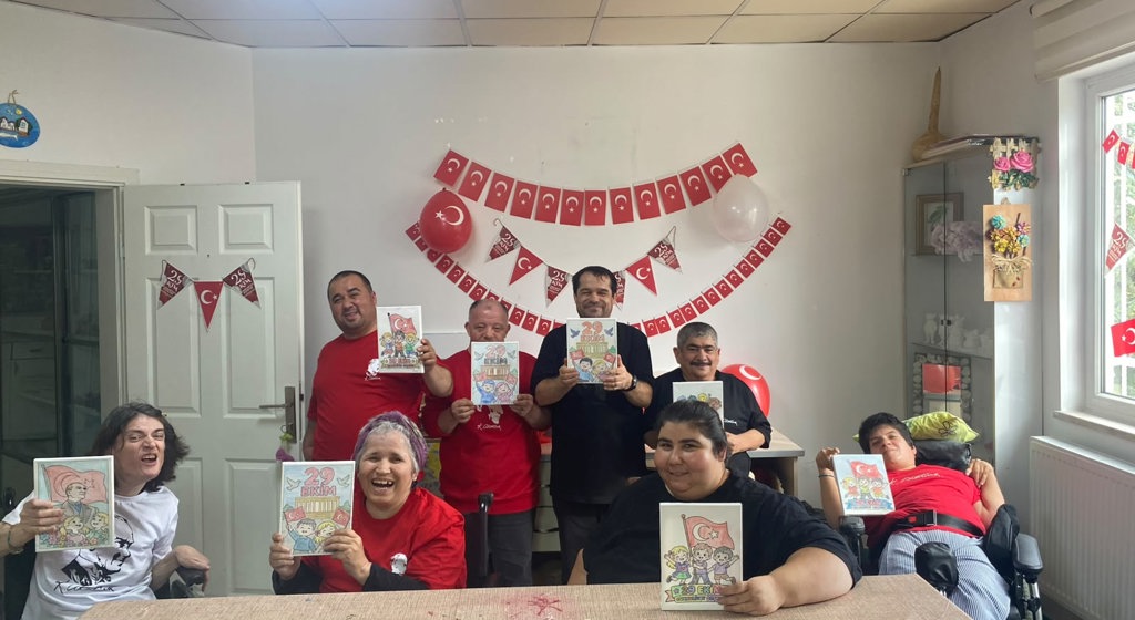 Uluborlu İbrahim Etem Erbil Bakım, Rehabilitasyon ve Aile Danışma Merkezimizde Cumhuriyet Coşkusu! ❤️