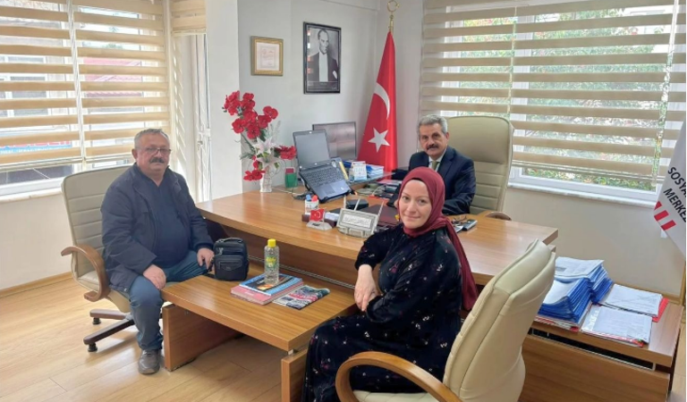 Gazimiz İbrahim Kurt İle Tonya İlçemizde İkamet Eden Şehidimiz Ercan Çelik’in Babası Muhammet Çelik Kuruluşumuzda Ağırlandı.