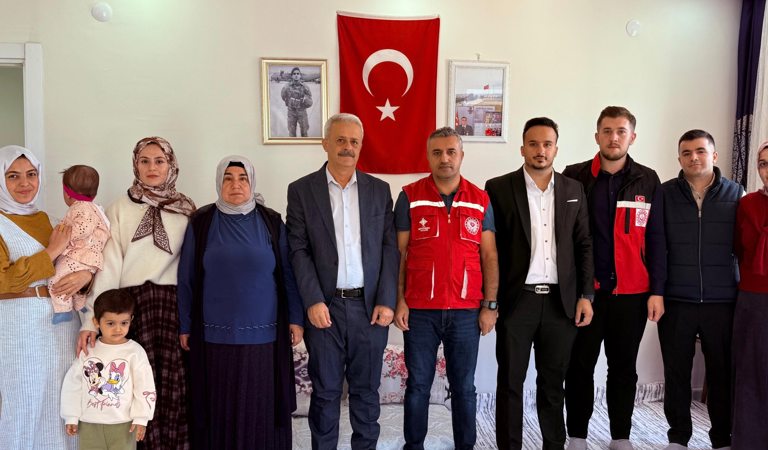 Aziz Şehidimiz Faim Bozkurt’un Ailesine Vefa Ziyareti